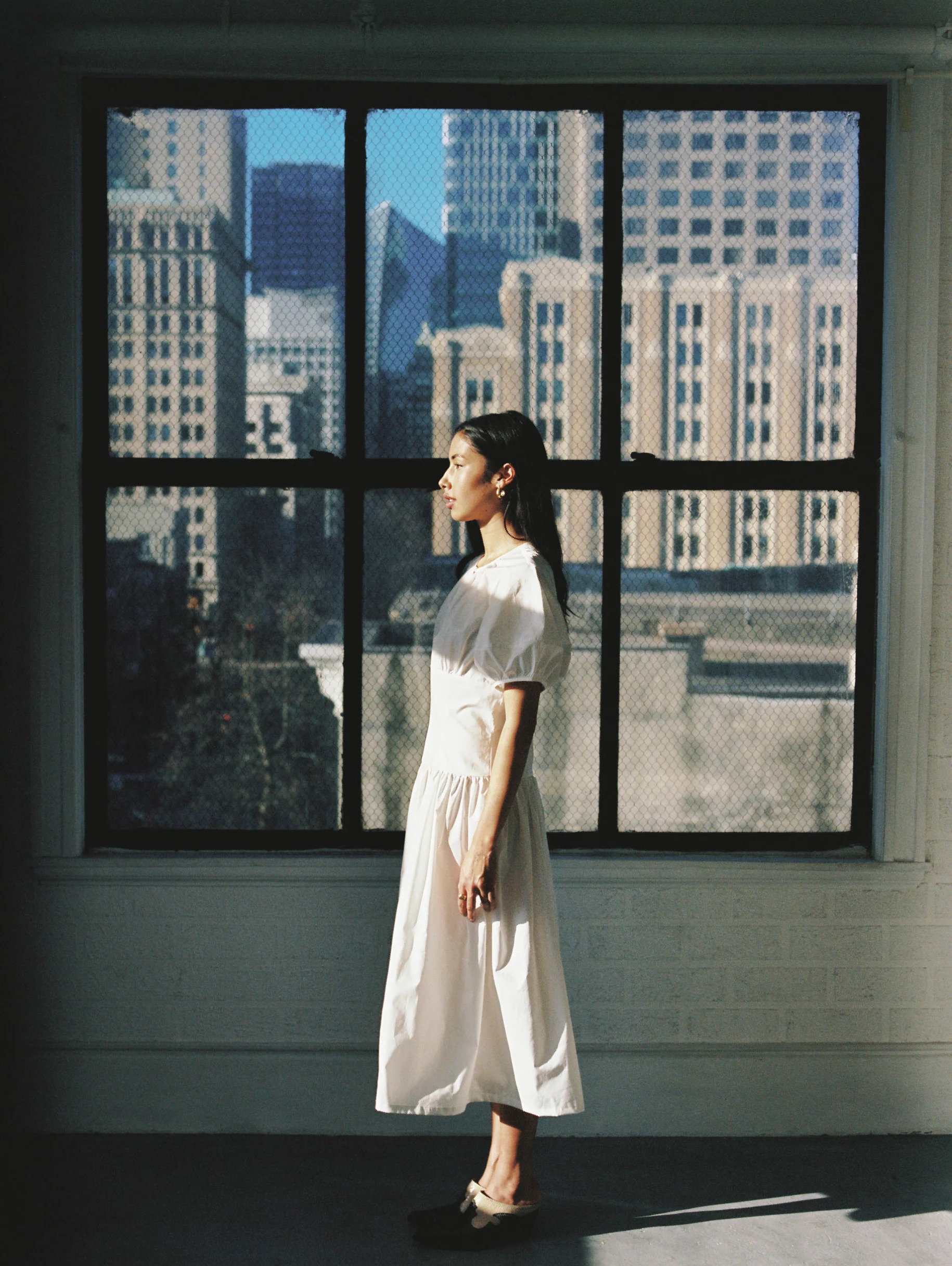 Drea Dress in White - Image 7