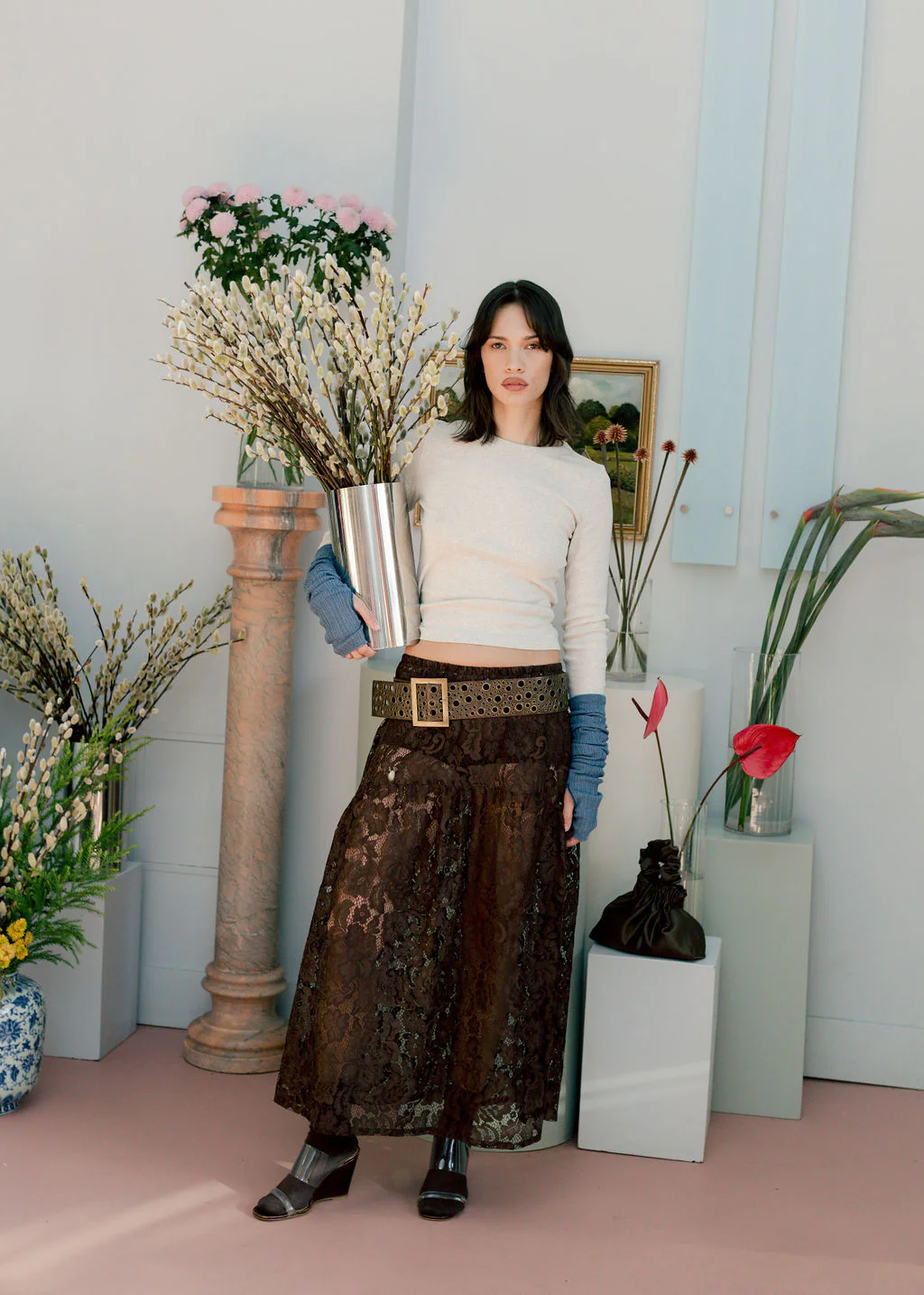 Field Skirt in Lace - Image 6