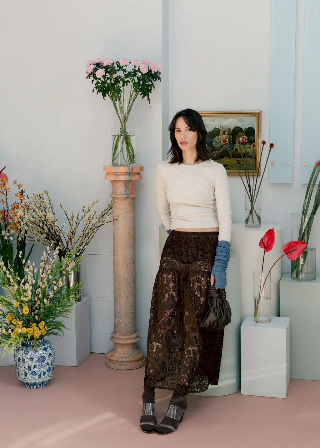 Field Skirt in Lace - Image 7