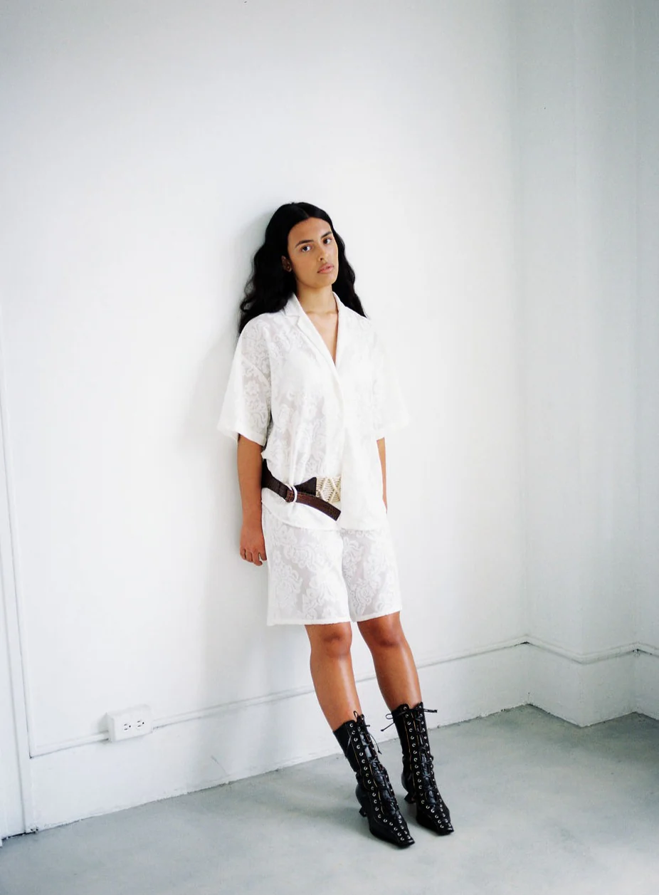 Lace Romeo Button Down - Ready to Ship - Image 10