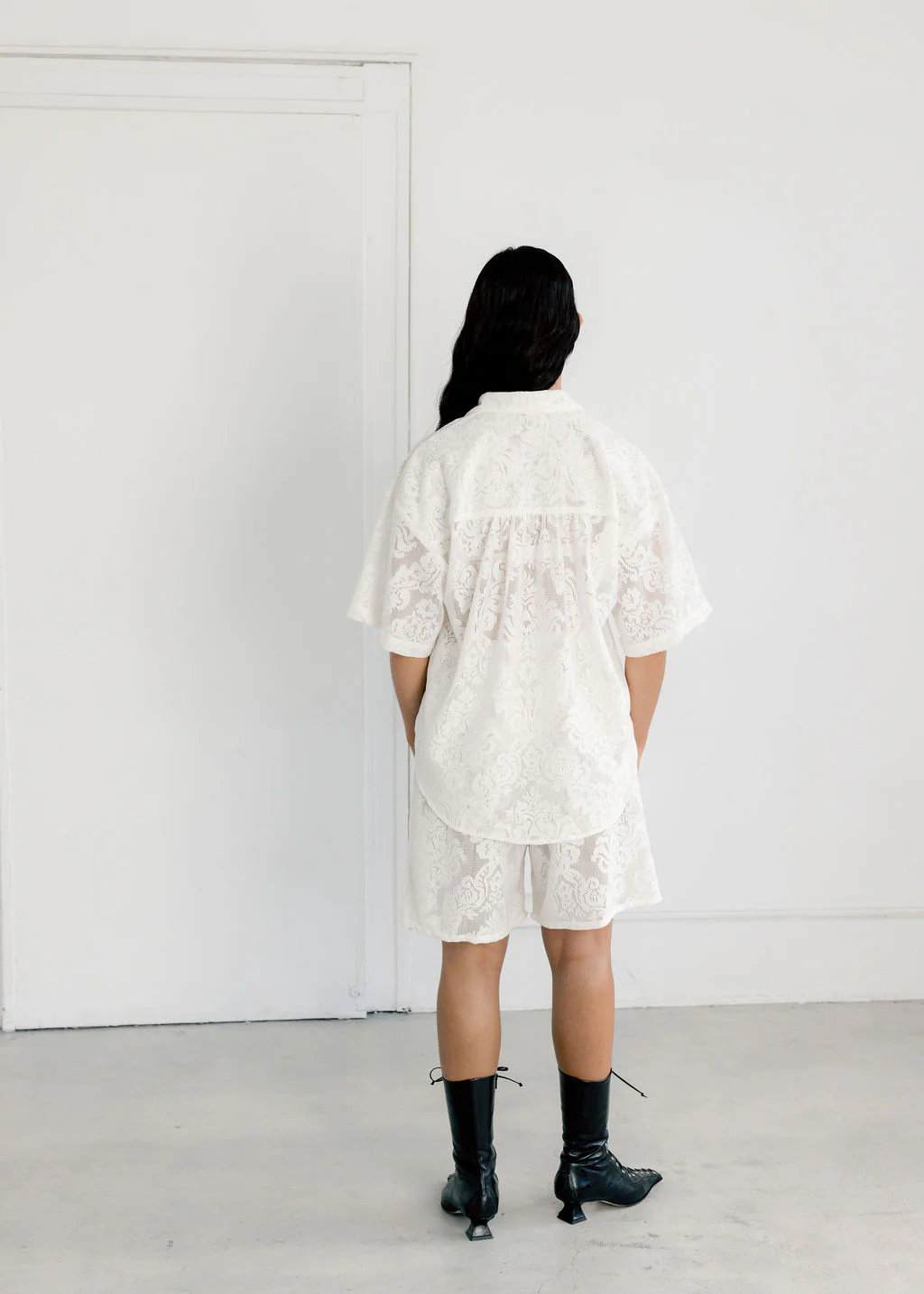 Lace Romeo Button Down - Ready to Ship - Image 9