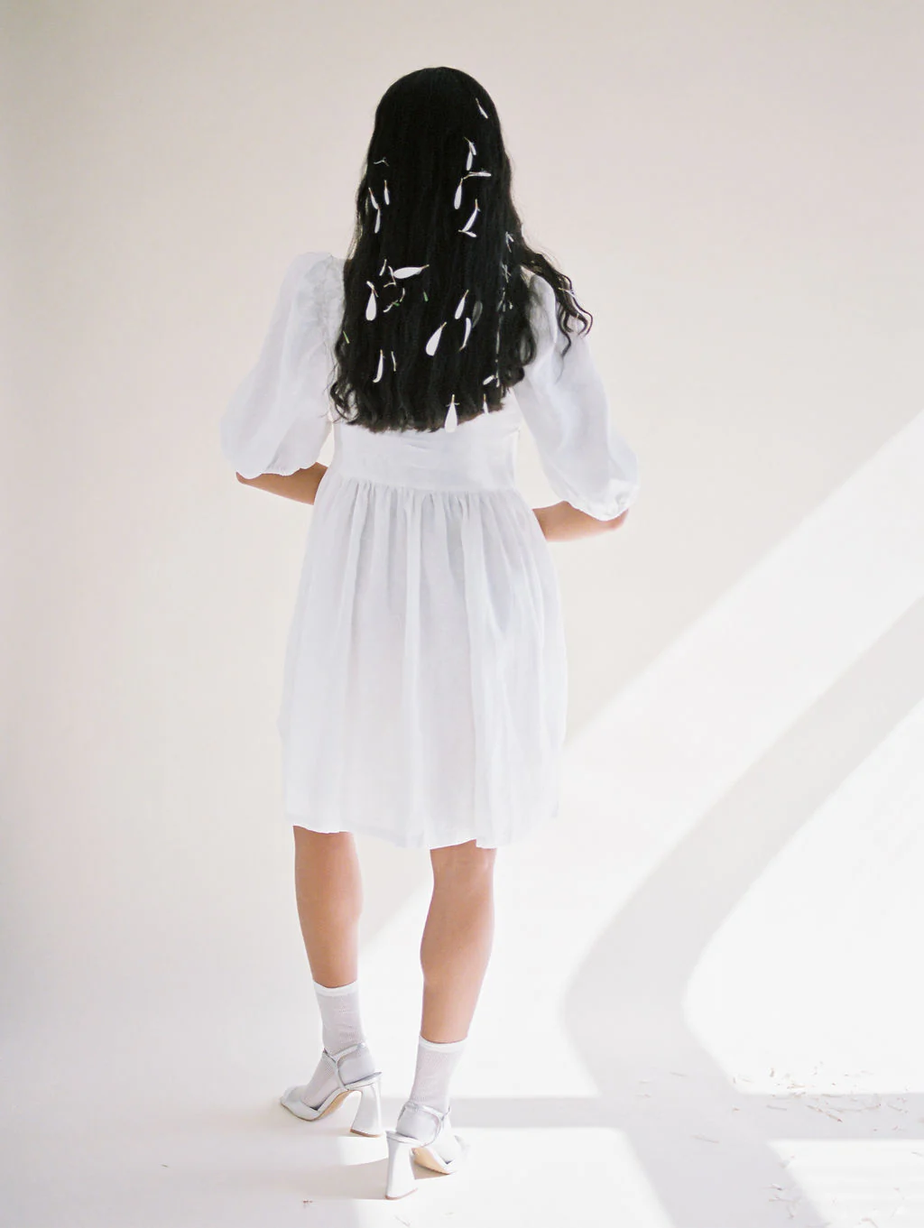 Bridal Manon Mini Puff Dress - Image 3