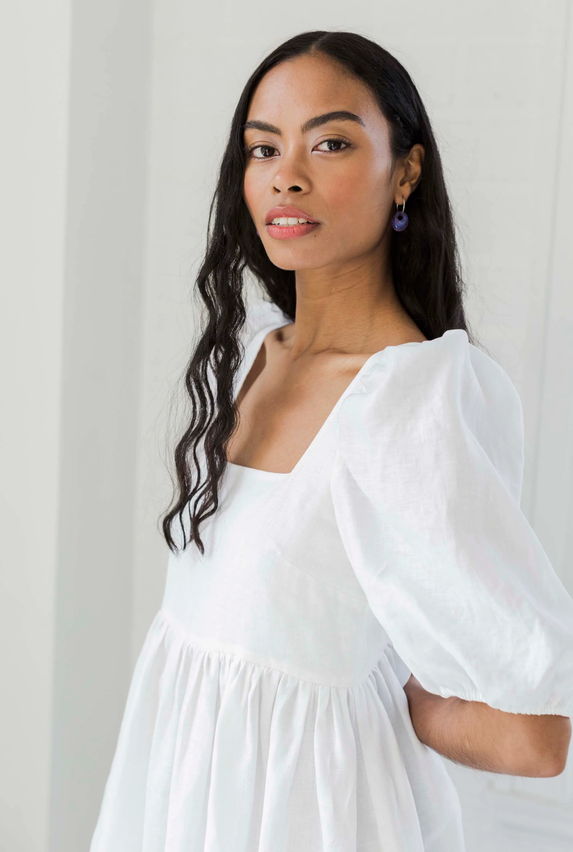 Bridal Manon Mini Puff Dress - Image 4