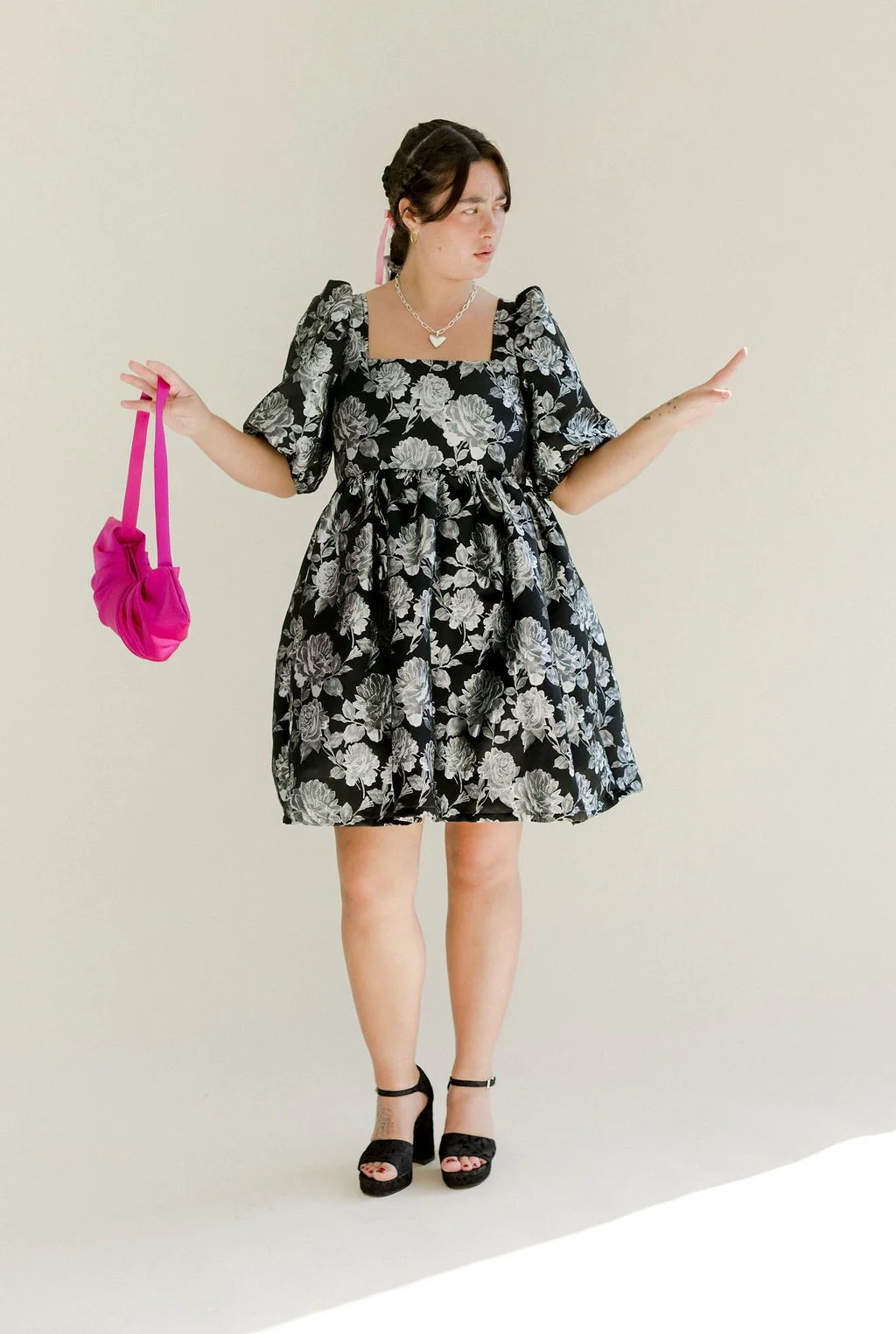 Manon Mini Puff Dress - Ready To Ship - Image 3
