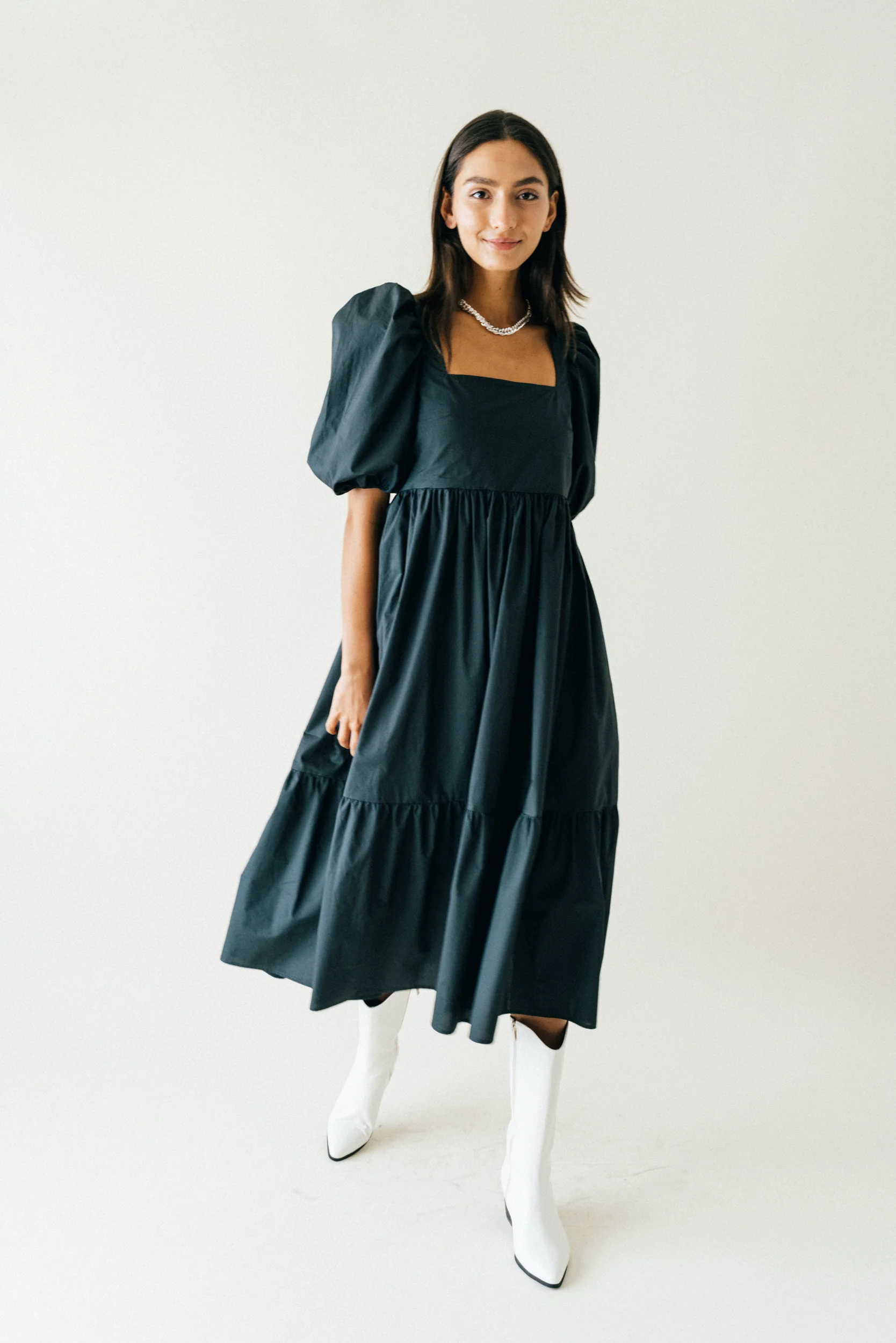 Serenity Puff Dress - Image 3