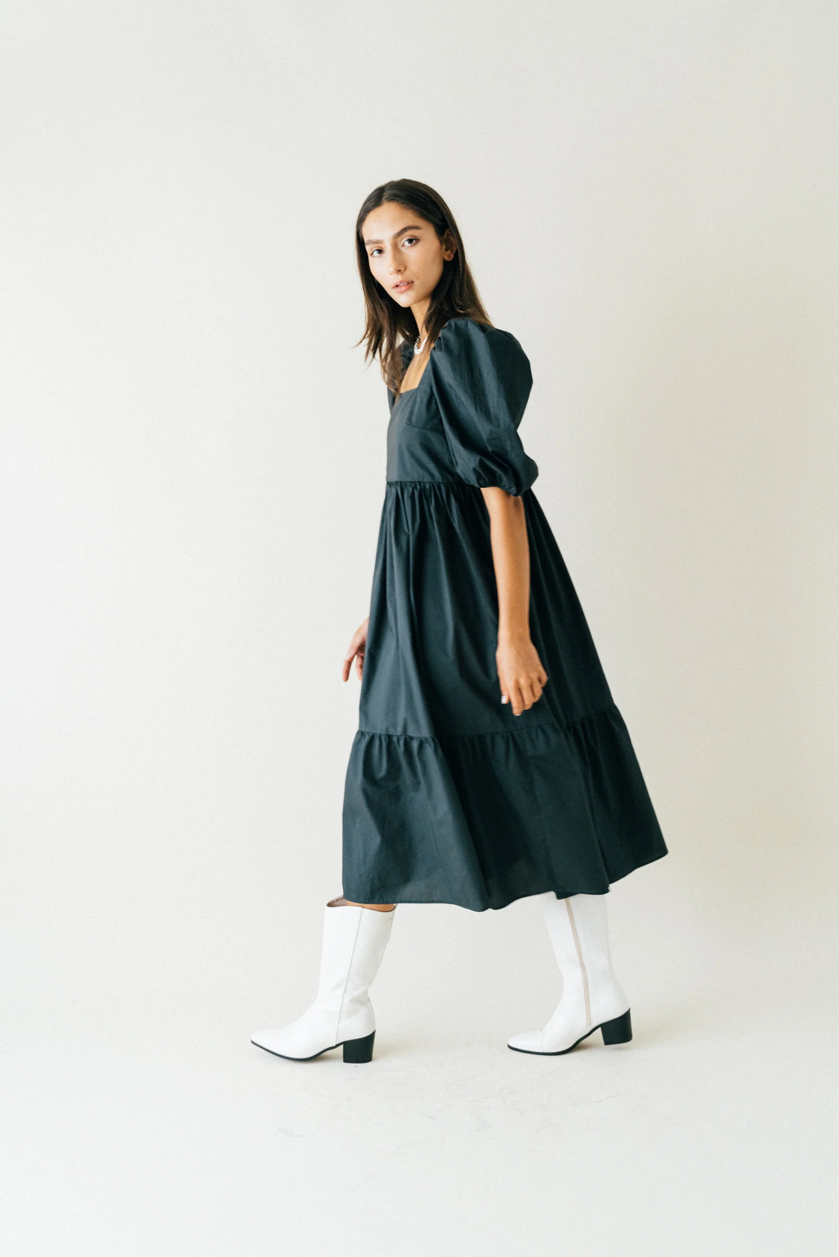 Serenity Puff Dress - Image 4