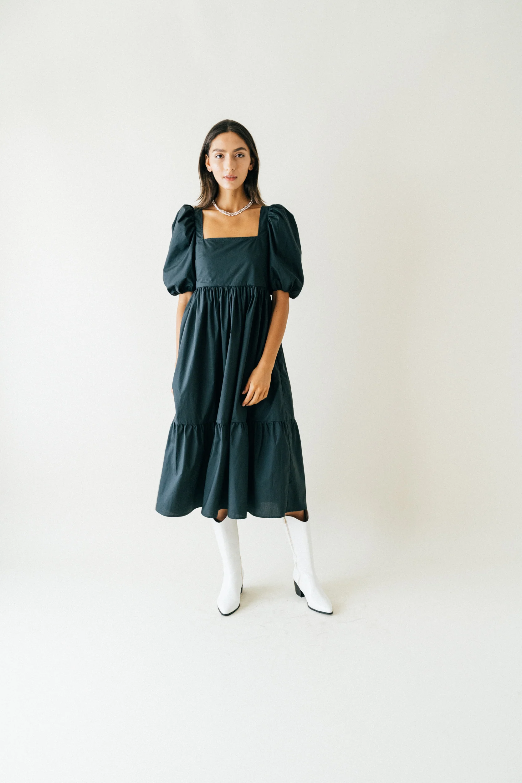 Serenity Puff Dress - Image 5